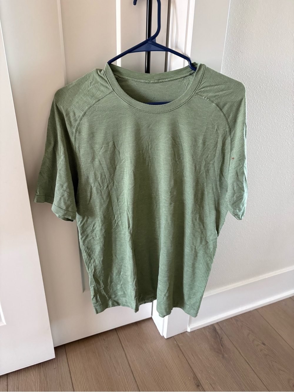 Metal vent green shirt